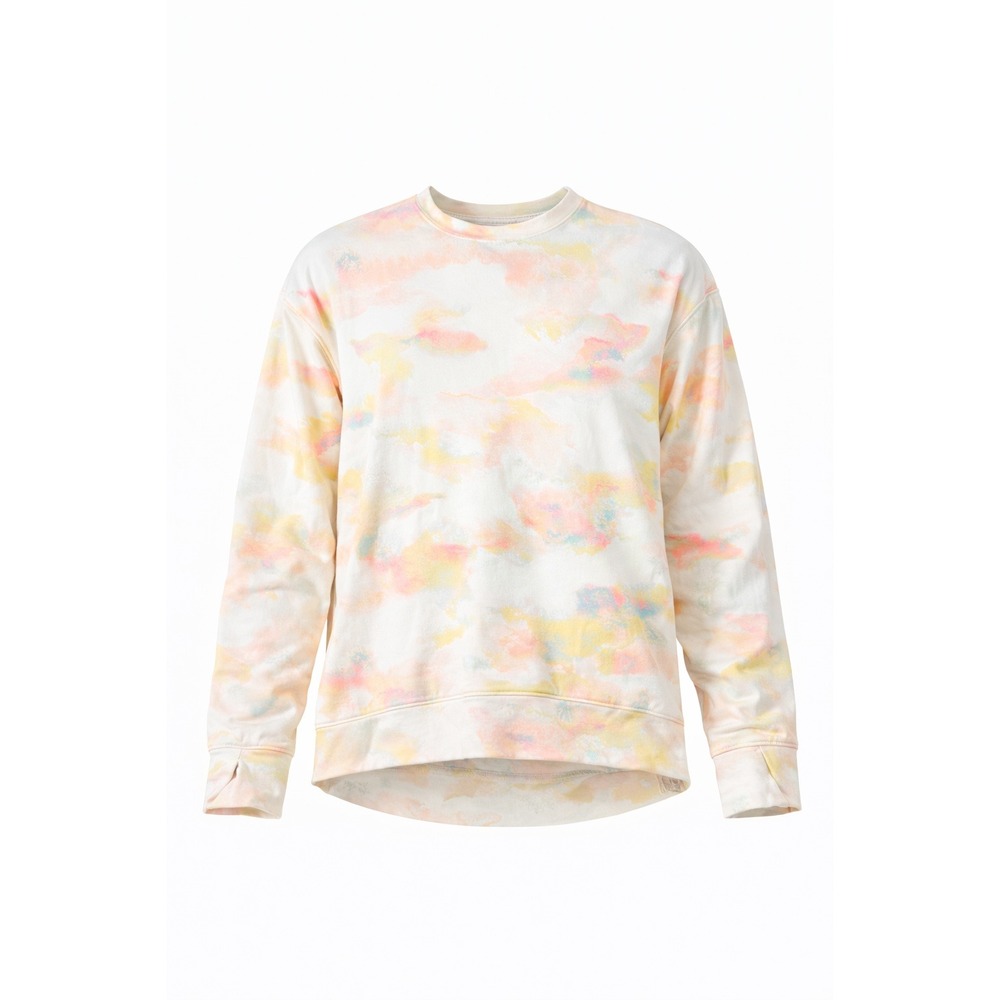 All in Motion‎ Tie Dye Cloud Print Crewneck Sweatshirt Pullover Women's Size L